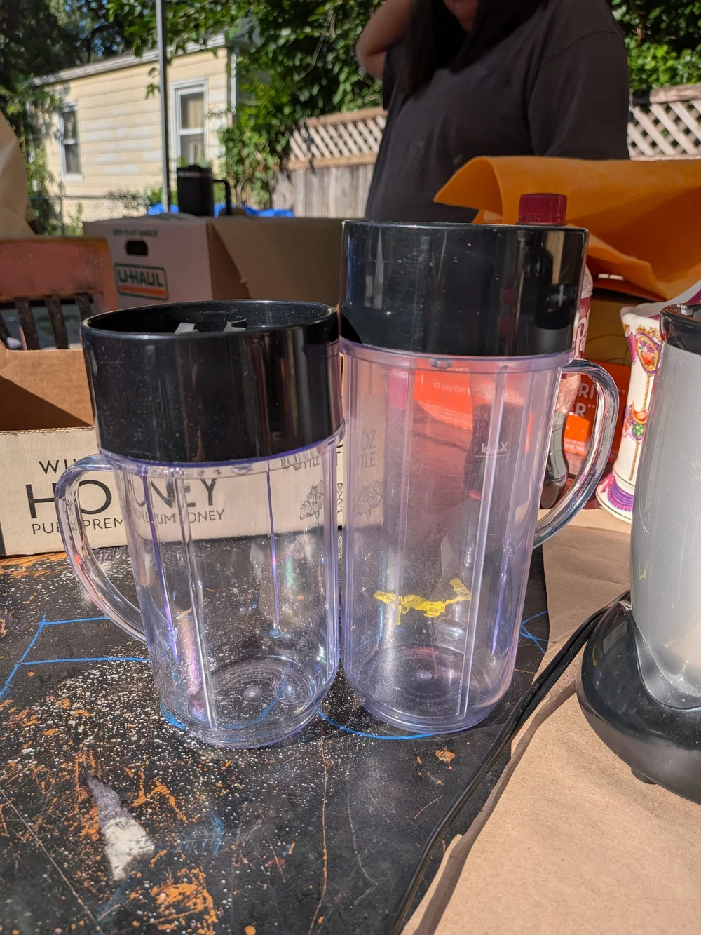 Compact Blender in Silver and Black - Personal Blender